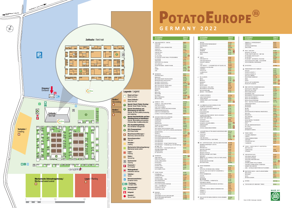 PotatoEurope Site Plan
